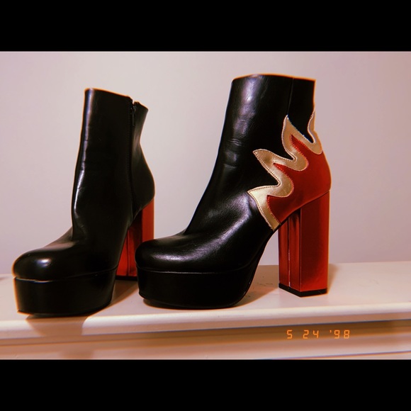 Heeled booties /thigh high boots ! $15 each ! - Picture 1 of 5